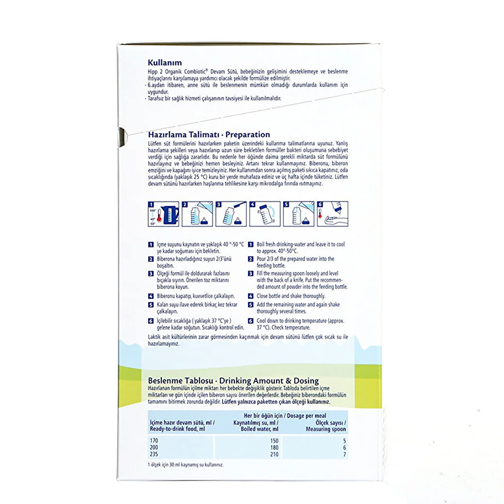 Organik Combiotic Devam Sütü 2x800 gr