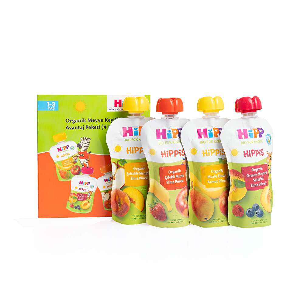 Organik Meyve Püreleri Avantaj Paketi(4x100g)