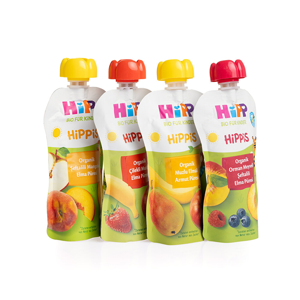 Organik Meyve Püreleri Avantaj Paketi(4x100g)