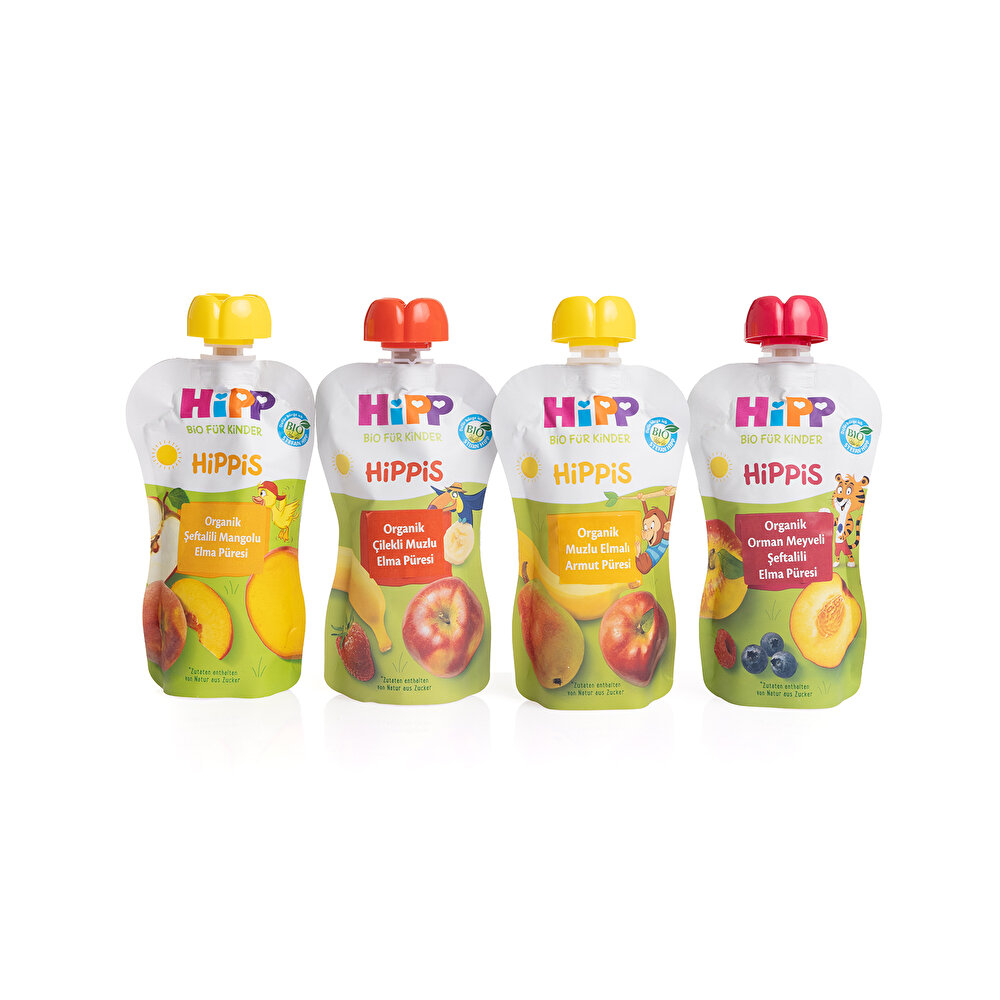 Organik Meyve Püreleri Avantaj Paketi(4x100g)
