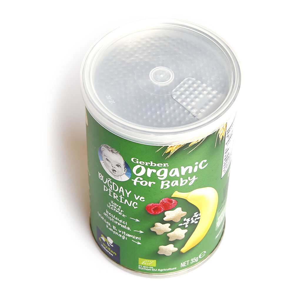 Organik Buğday Ve Pirinç Bebek Atıştırmalığı 35 gr 8+ Ay