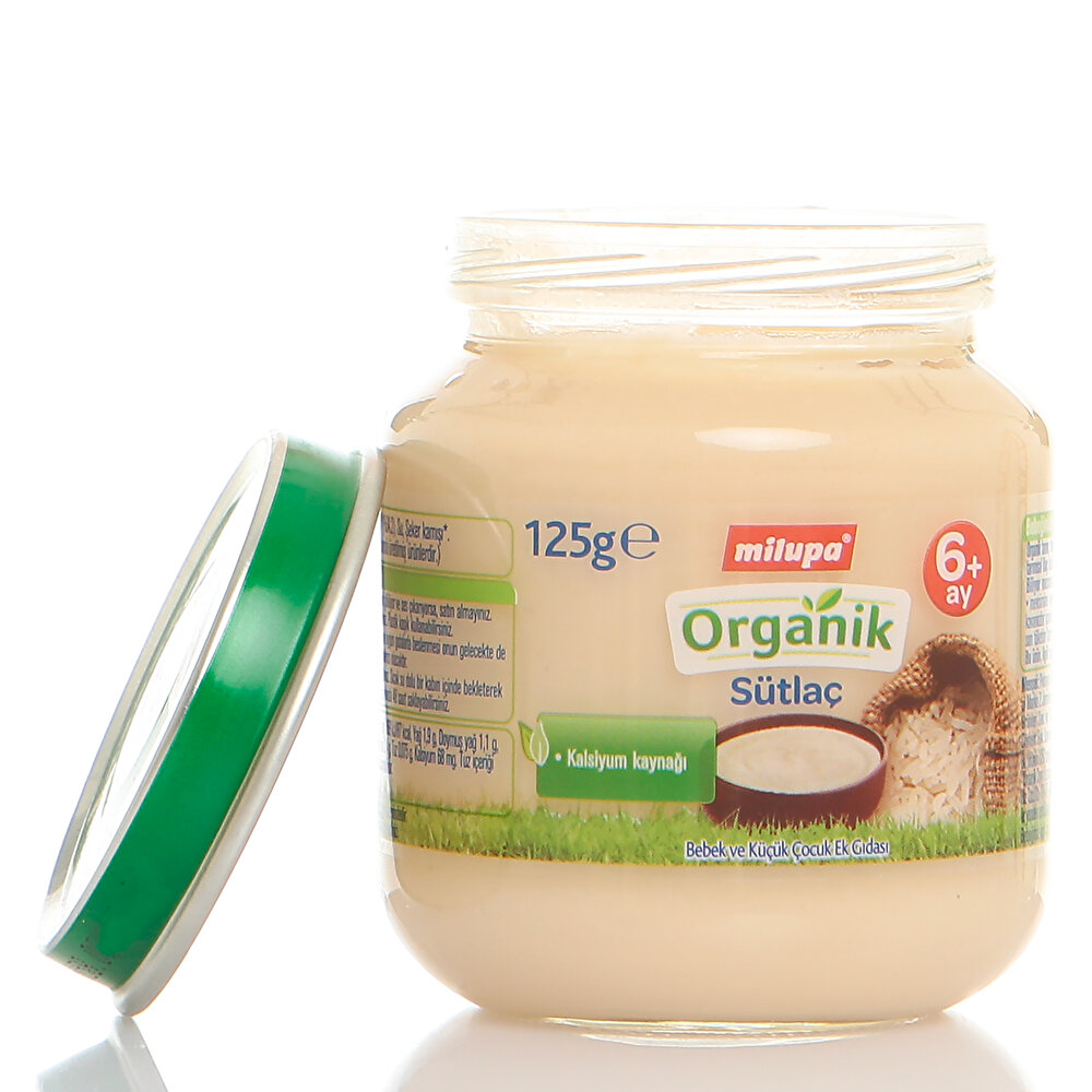 Organik Sütlaç Kavanoz Maması 125 gr