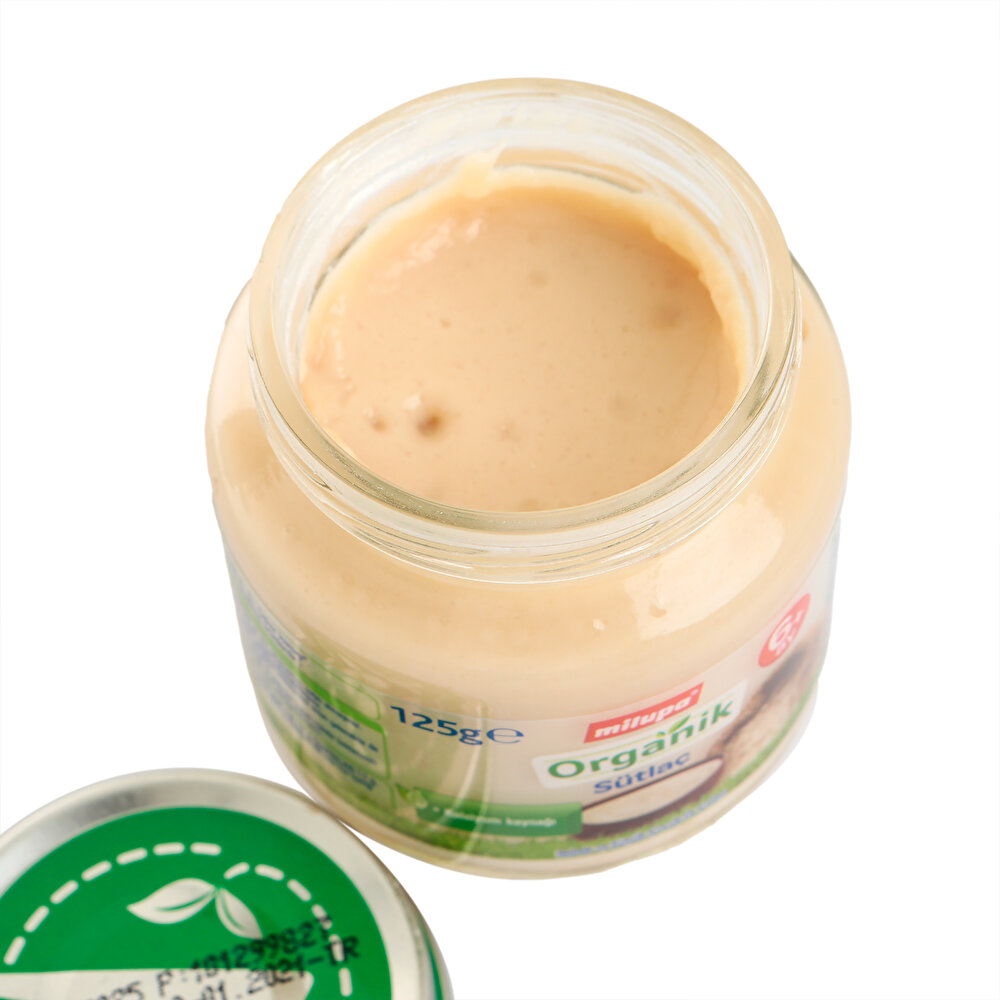 Organik Sütlaç Kavanoz Maması 125 gr