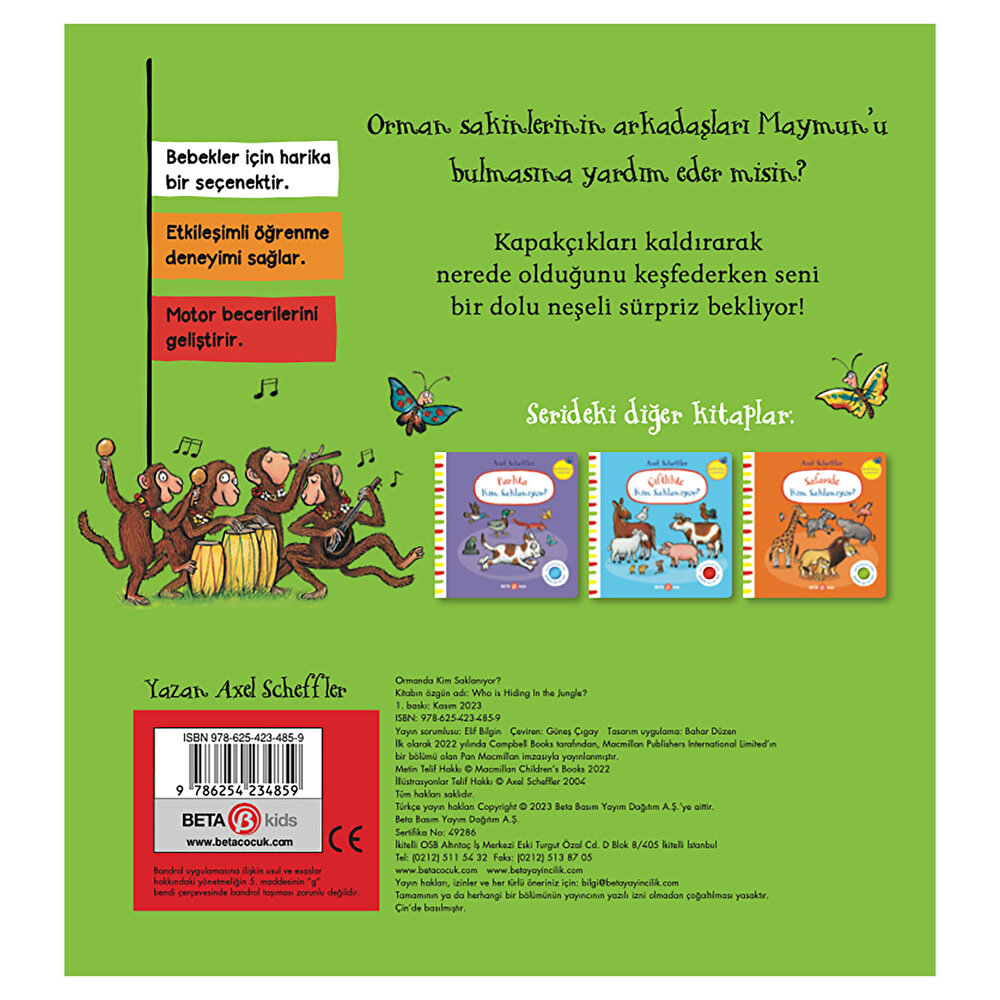 Ormanda Kim Saklanıyor? (Keçe Kapaklı Kitap)