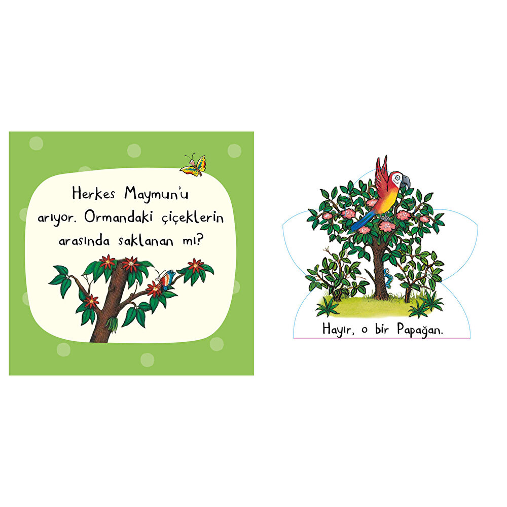 Ormanda Kim Saklanıyor? (Keçe Kapaklı Kitap)