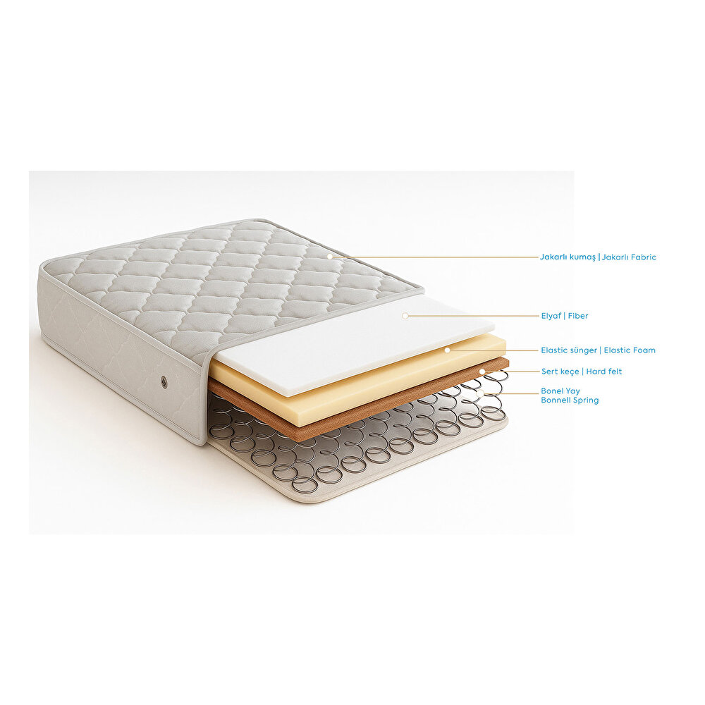 Ortopedik Yaylı Yatak 70x110x17 cm