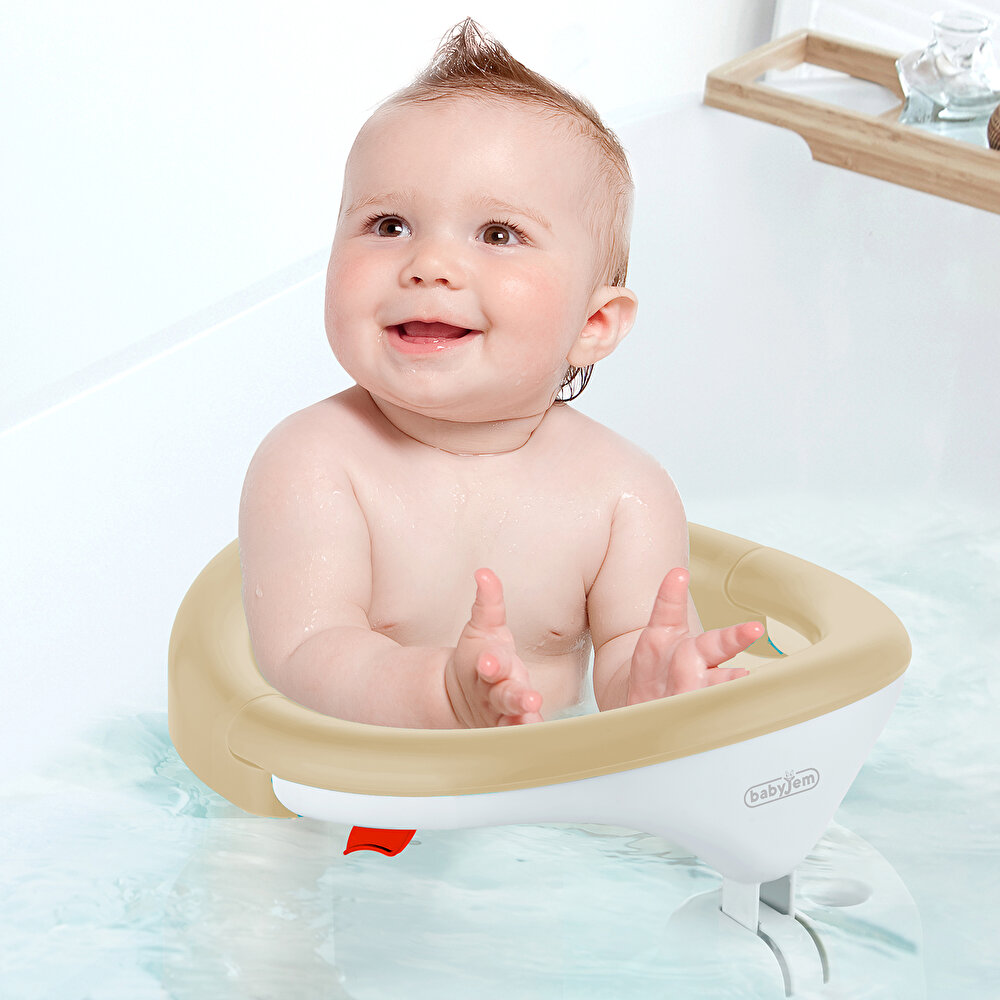 Yandan Açılır Banyo & Mama Oturağı Bej