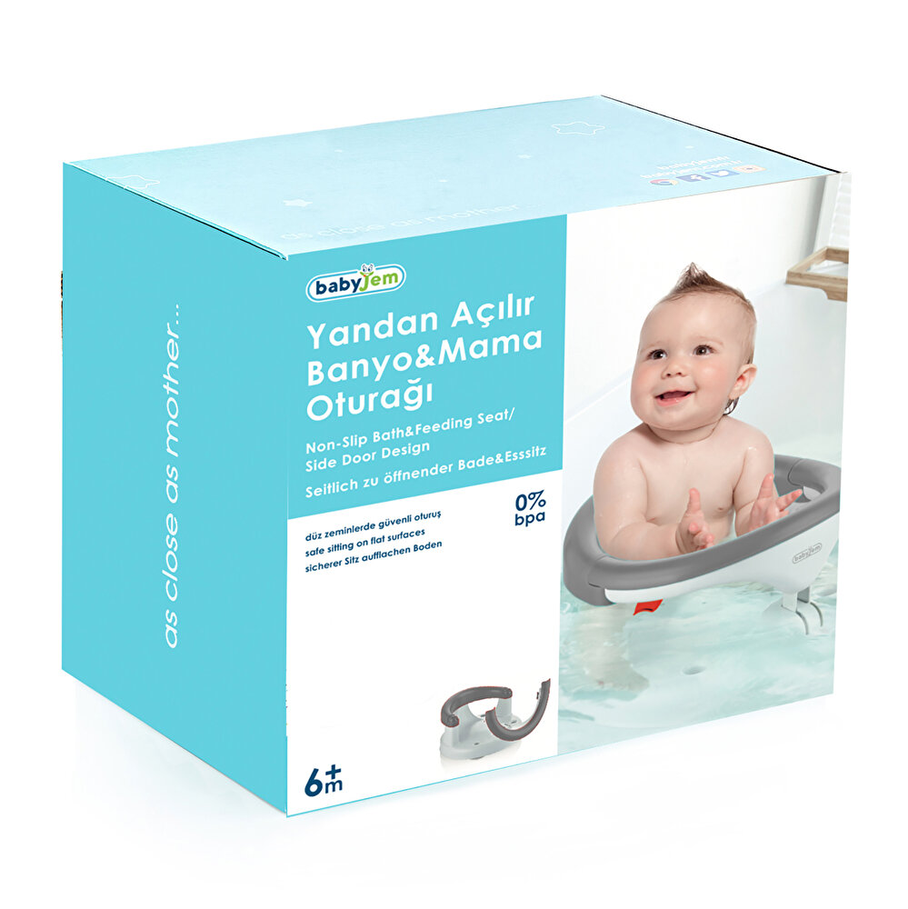 Yandan Açılır Banyo & Mama Oturağı Bej