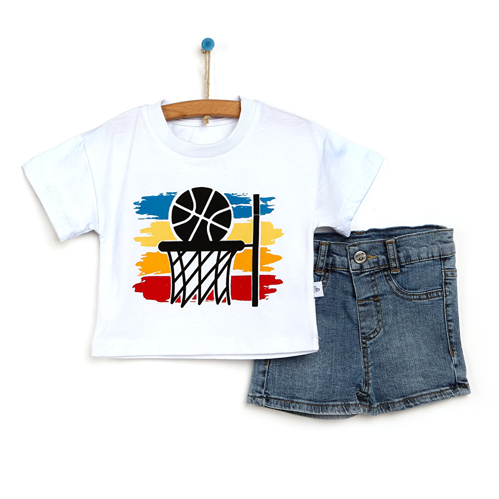 My Little Boy Tshirt-Şort Erkek Bebek