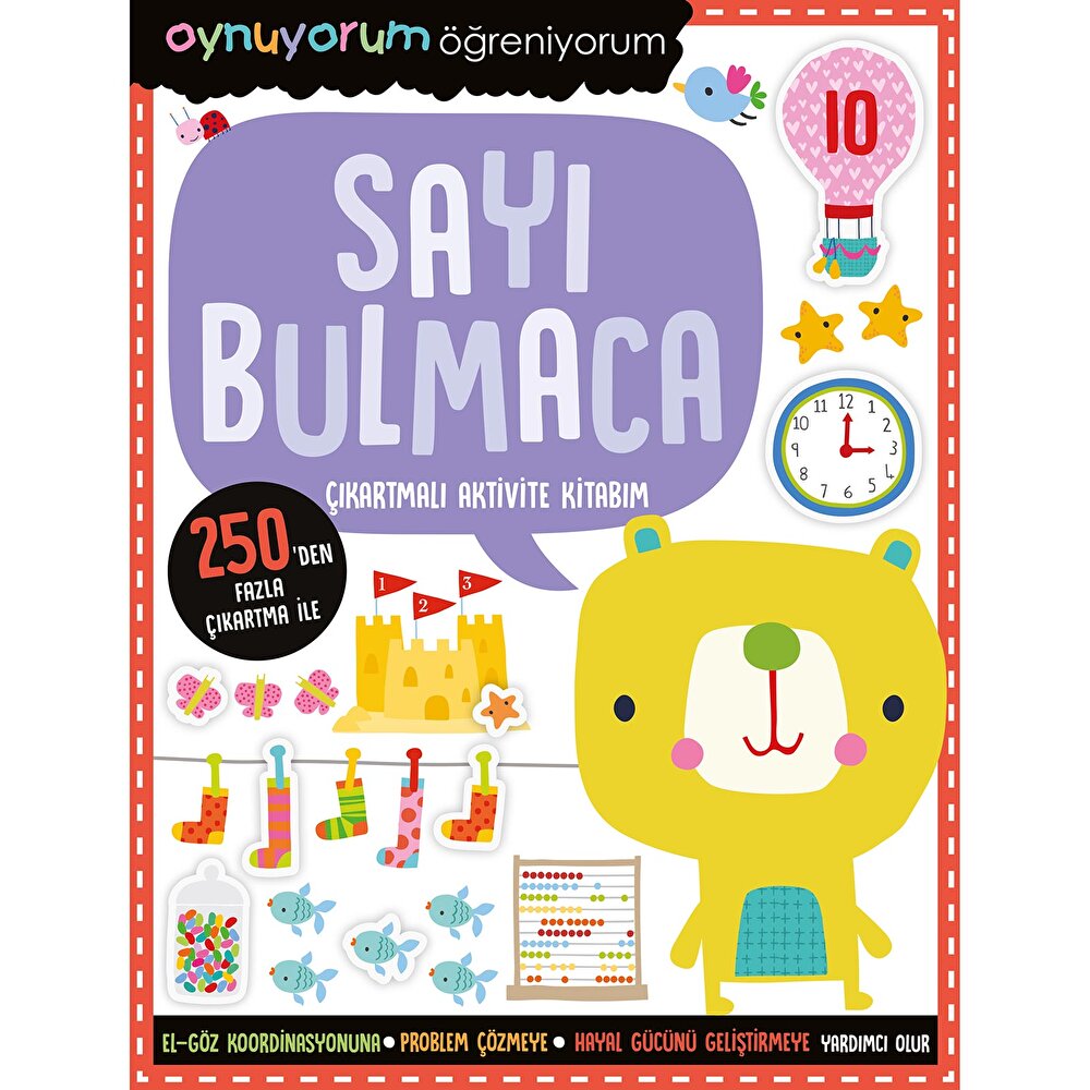 Oynuyorum Öğreniyorum Çıkartmalı Aktivite Kitabım - Sayı Bulmaca