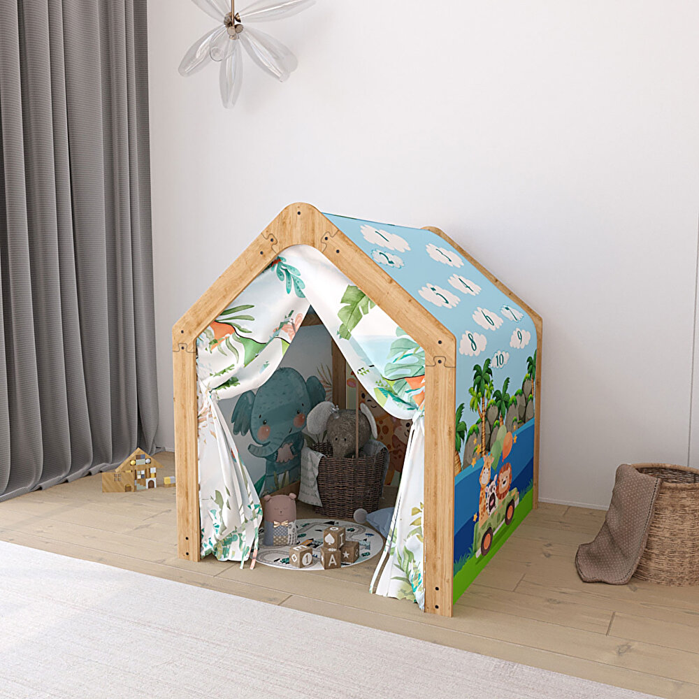 Montessori Çocuk Oyun Evi Safari 0-4 Yaş