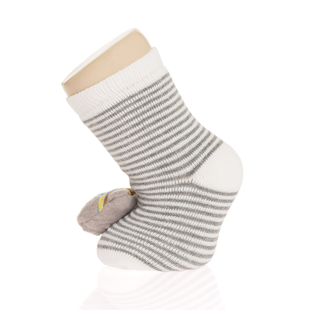 Oyuncaklı Havlu Çorap Erkek Bebek