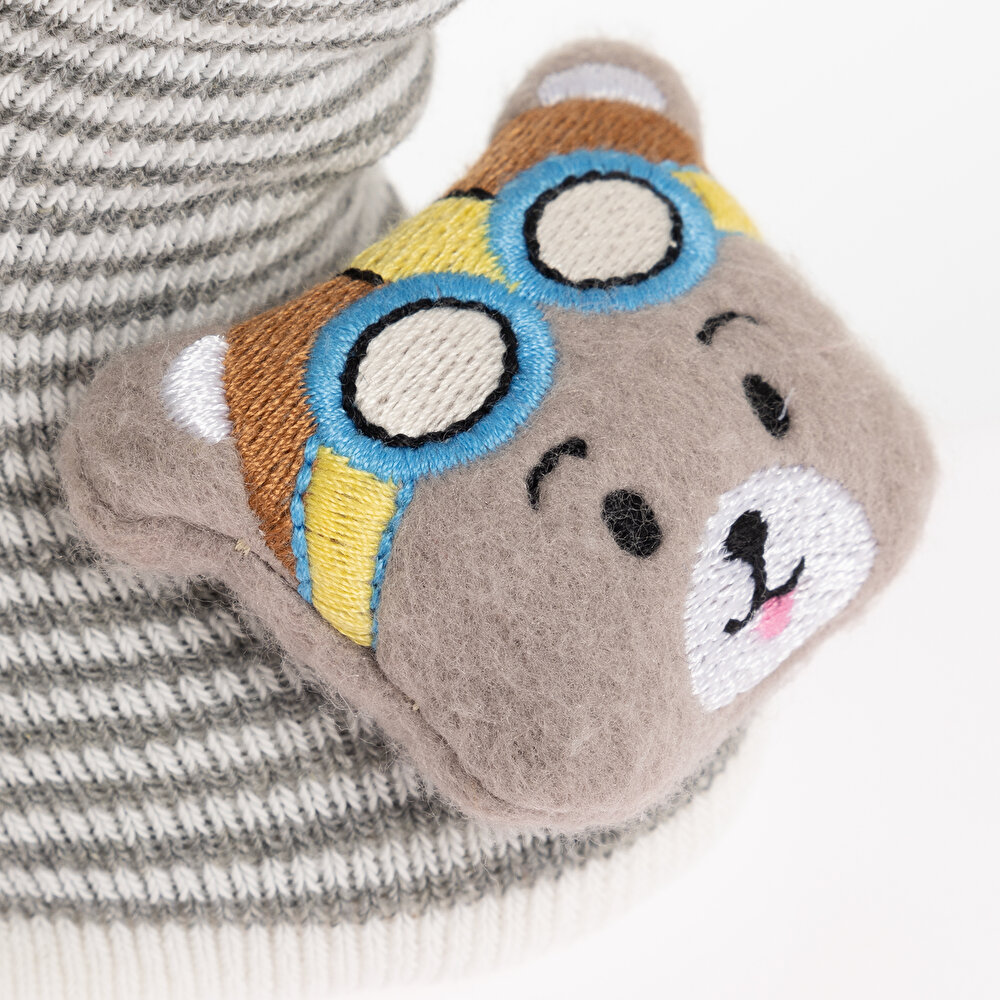 Oyuncaklı Havlu Çorap Erkek Bebek