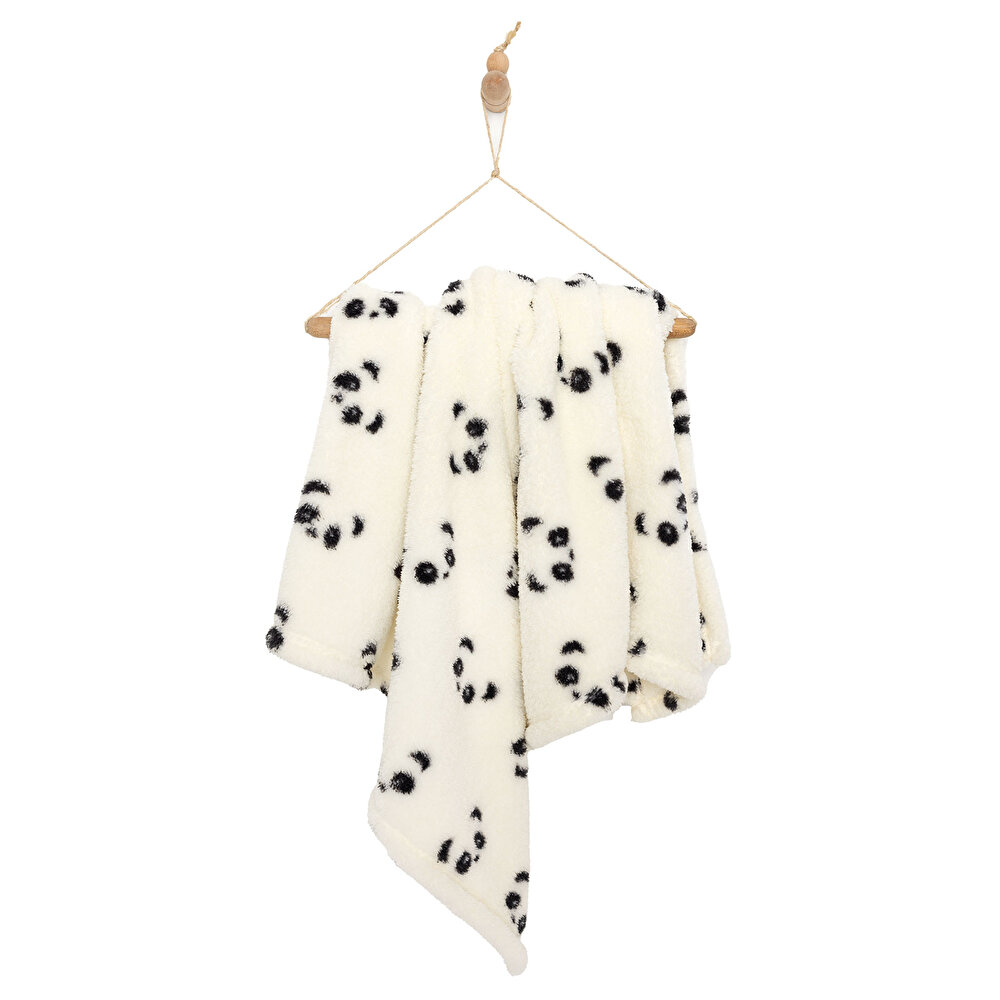 Panda Baskılı Unisex Wellsoft Battaniye Unisex