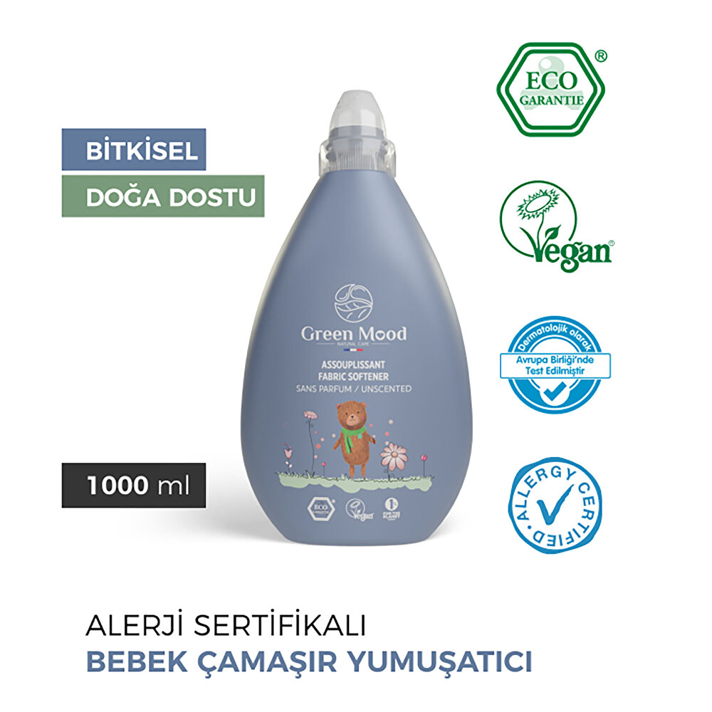 Parfümsüz Bebek Çamaşır Yumuşatıcı 1000 ml