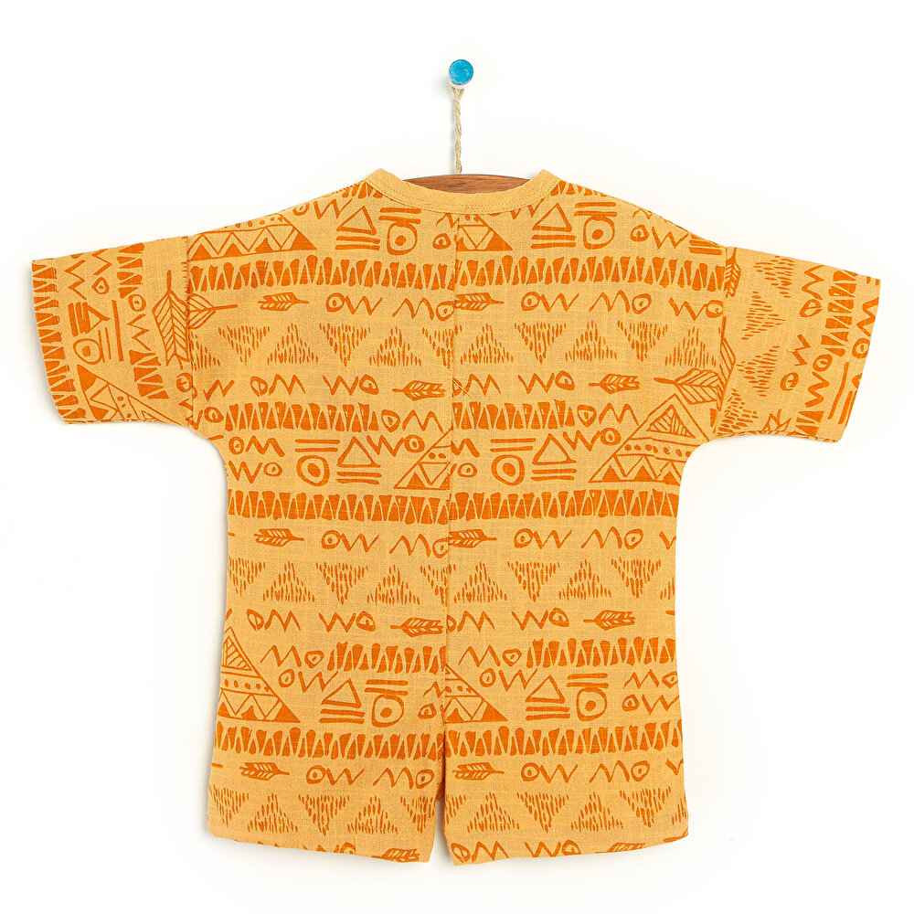 Past Culture Kısa Tulum Erkek Bebek