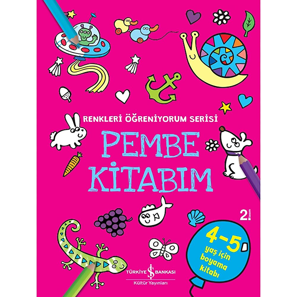 Pembe Kitabım - Renkleri Öğreniyorum Serisi
