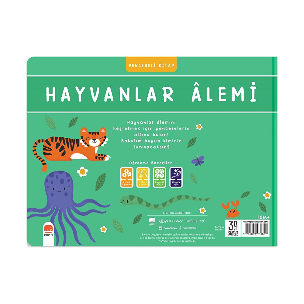 Pencereli Kitap Hayvanlar Alemi