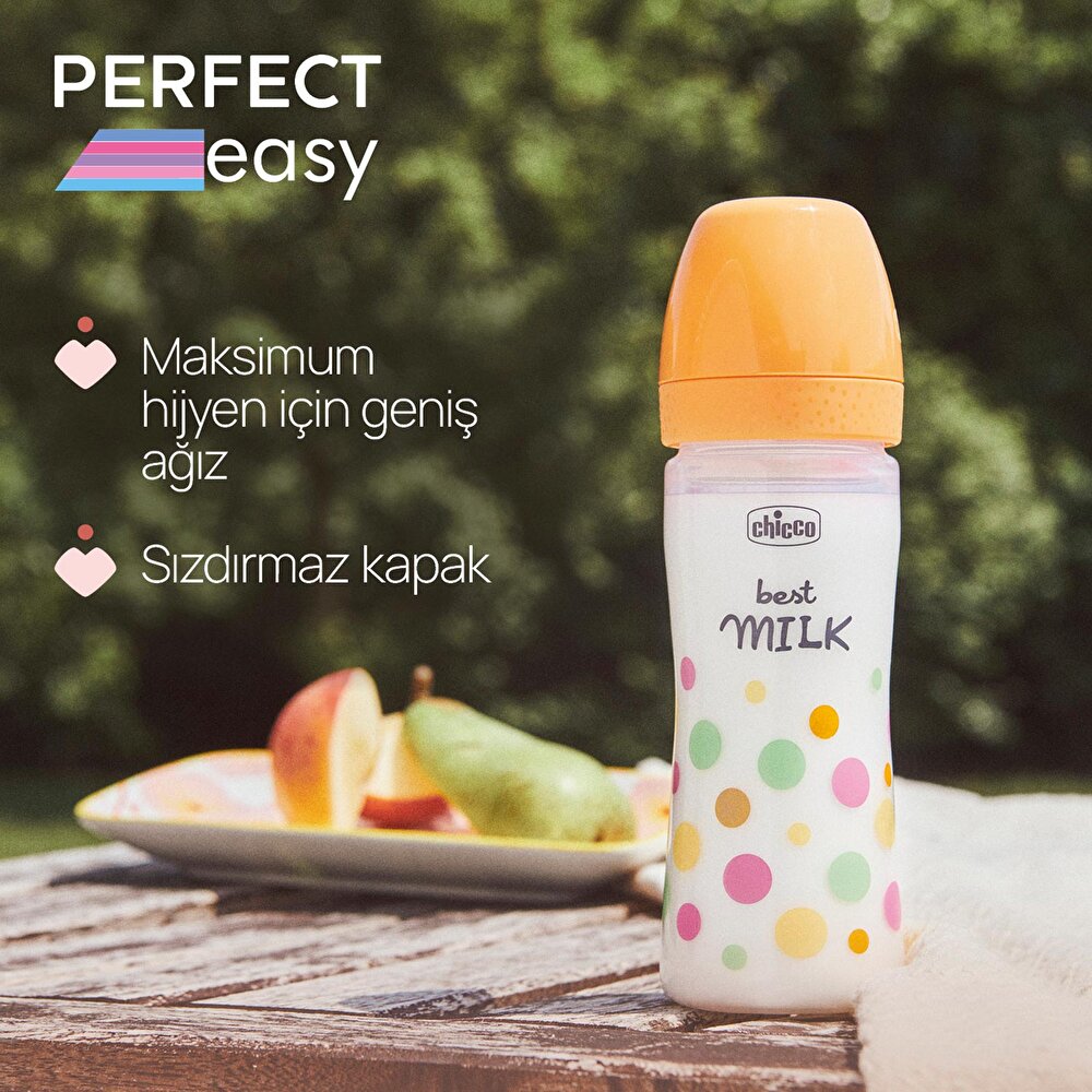 Perfect Easy Biberon PP 250 ml Ota Akış- Kız