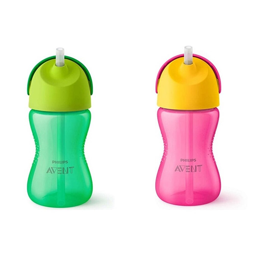 Desenli Pipetli Alıştırma Bardağı 1+ Yaş 300 ml