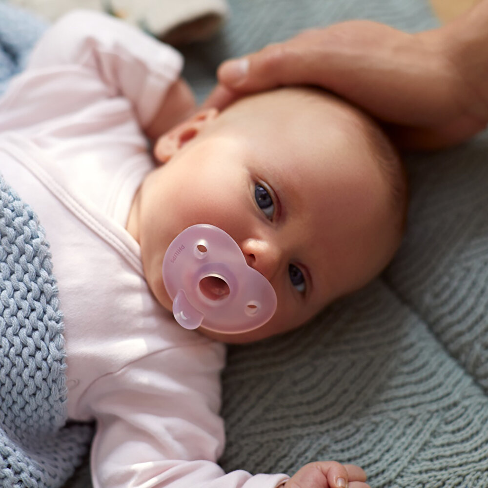 Soothie Emzik 0-6ay Pembe ikili