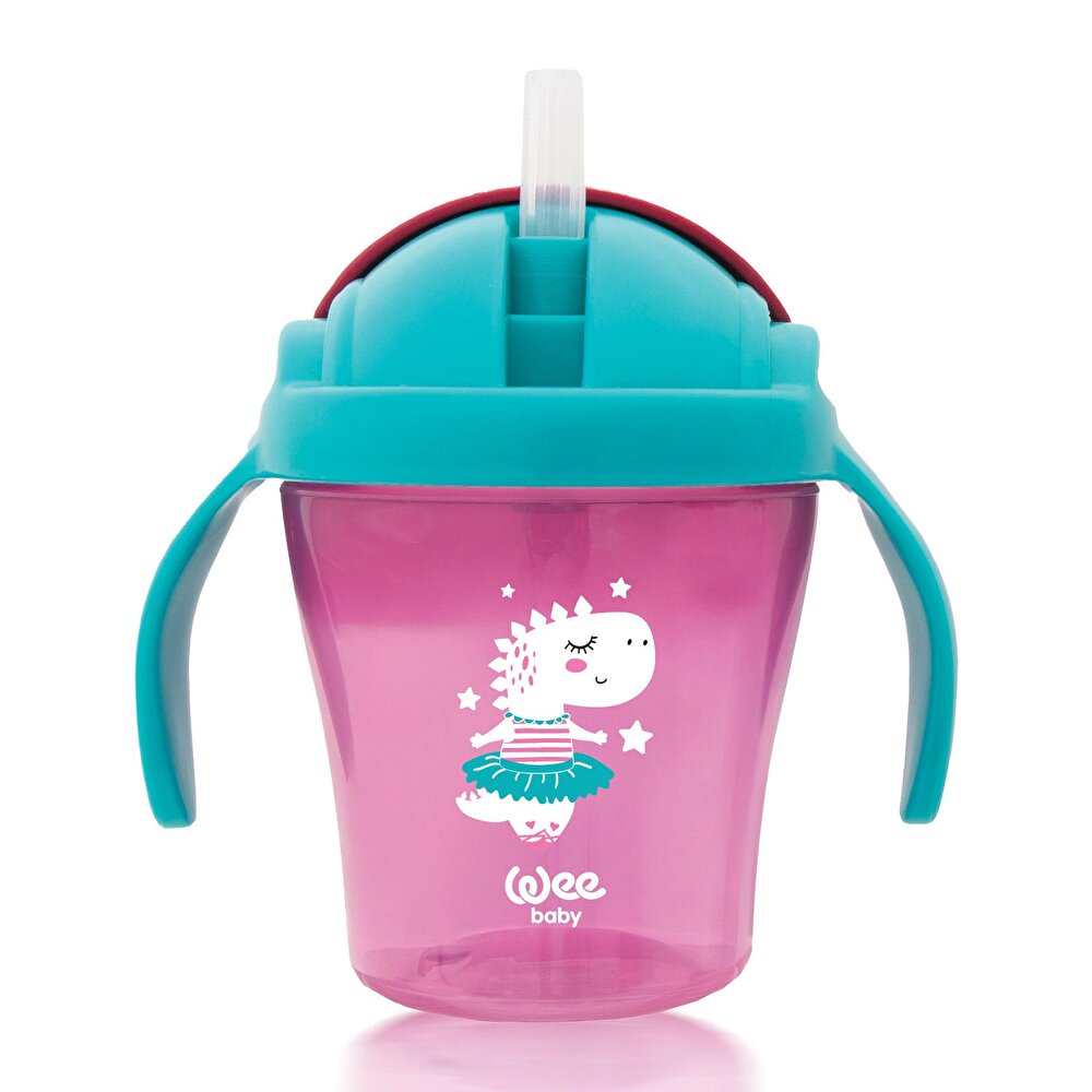 Pipetli Bardak Pembe