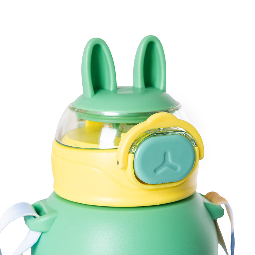 Pipetli Su Matarası 650 ml Yeşil