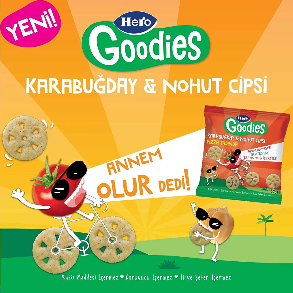 Pizza Karabuğday Nohut Cips 30 gr