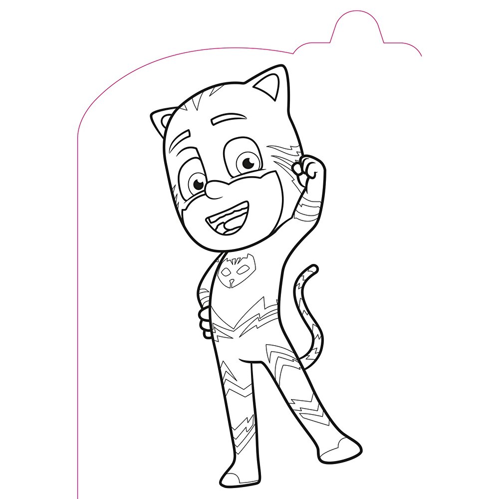 Pjmasks Baştan Sona Maskeli Boyama Kitabı