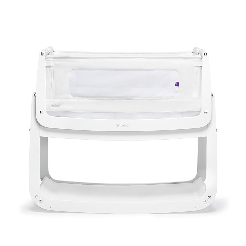Pod White Anne Yanı Ahşap Beşik