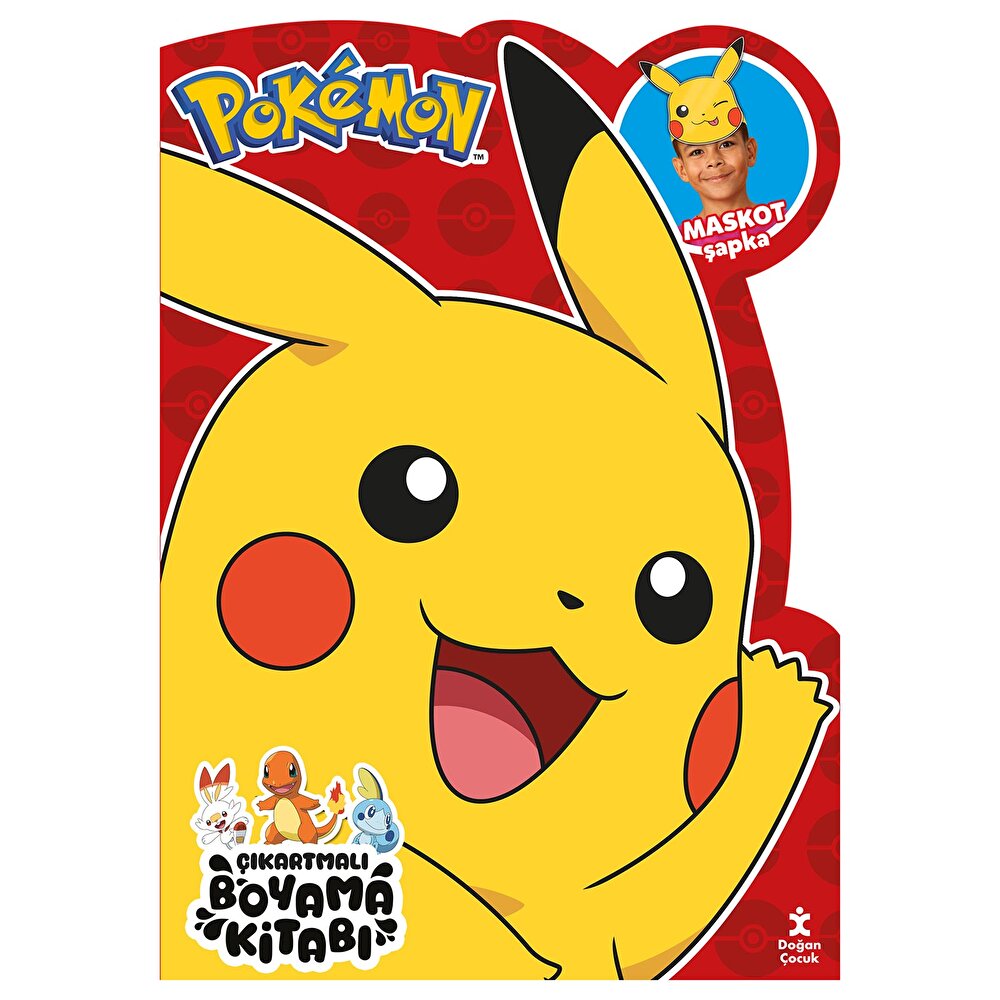 Pokemon Maskotlu Boyama Kitabı
