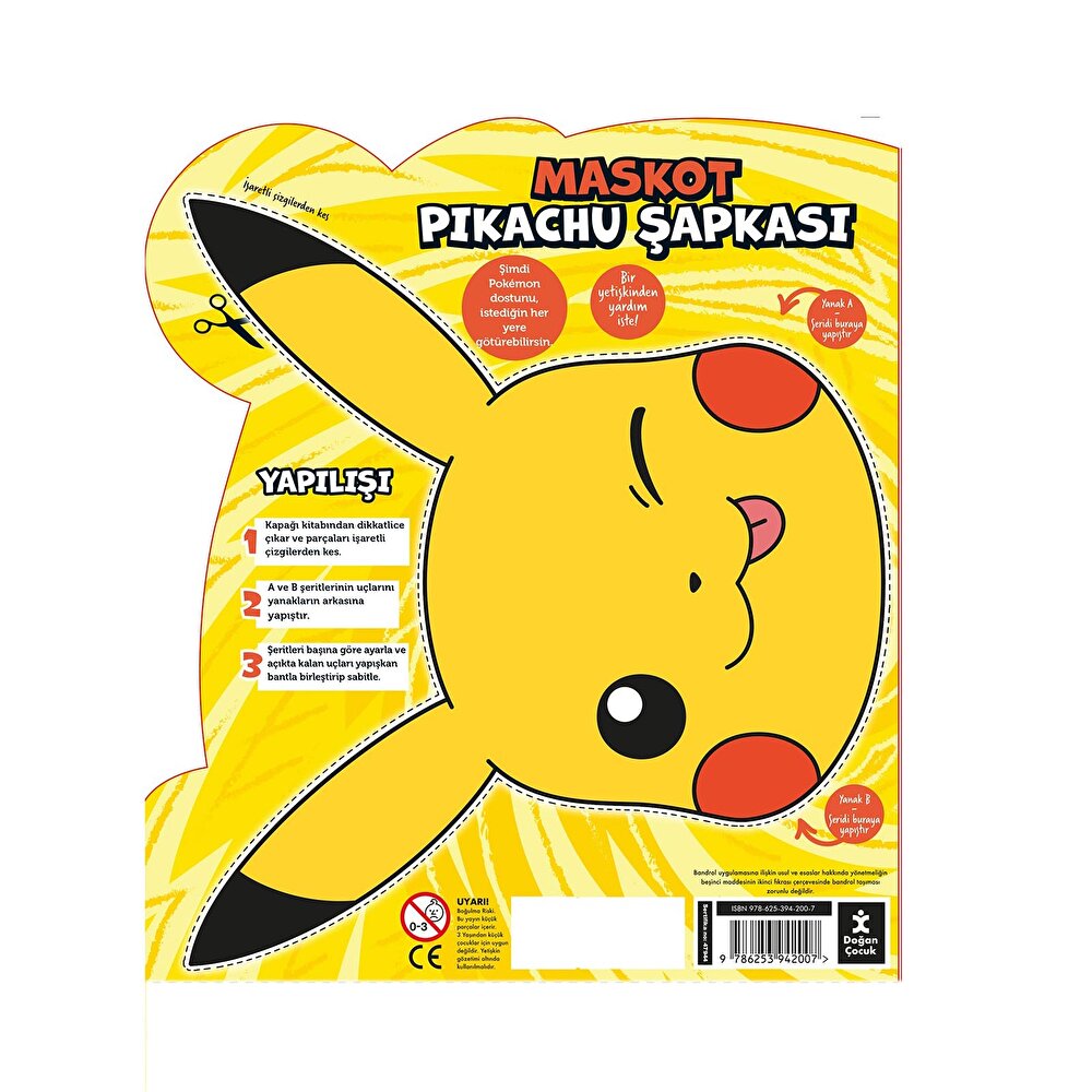 Pokemon Maskotlu Boyama Kitabı