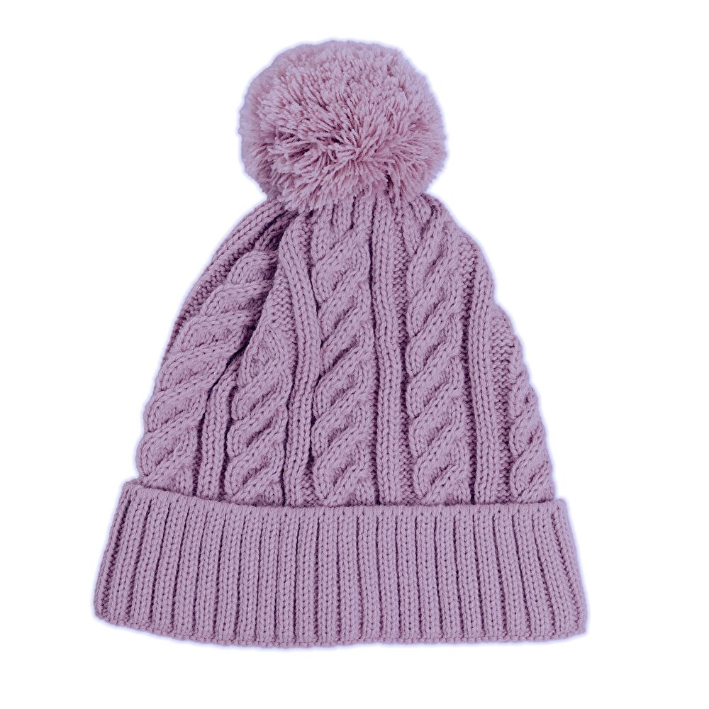 Ponponlu Kulak Kapamalı Kız Bere Kız Bebek