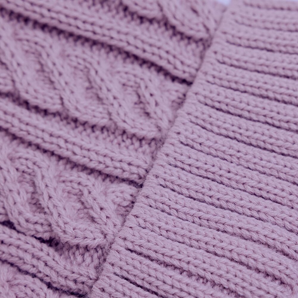 Ponponlu Kulak Kapamalı Kız Bere Kız Bebek