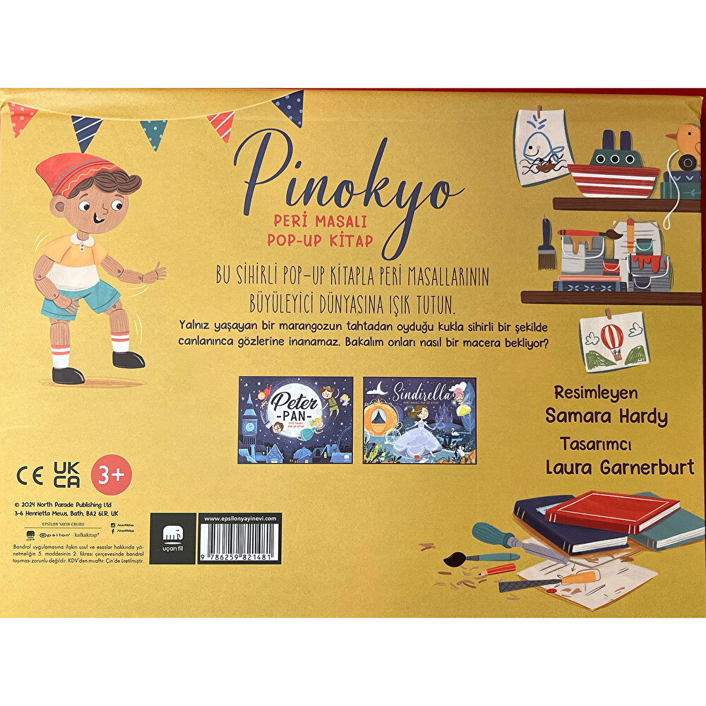 Pop Up Dünya Klasikleri Pinokyo