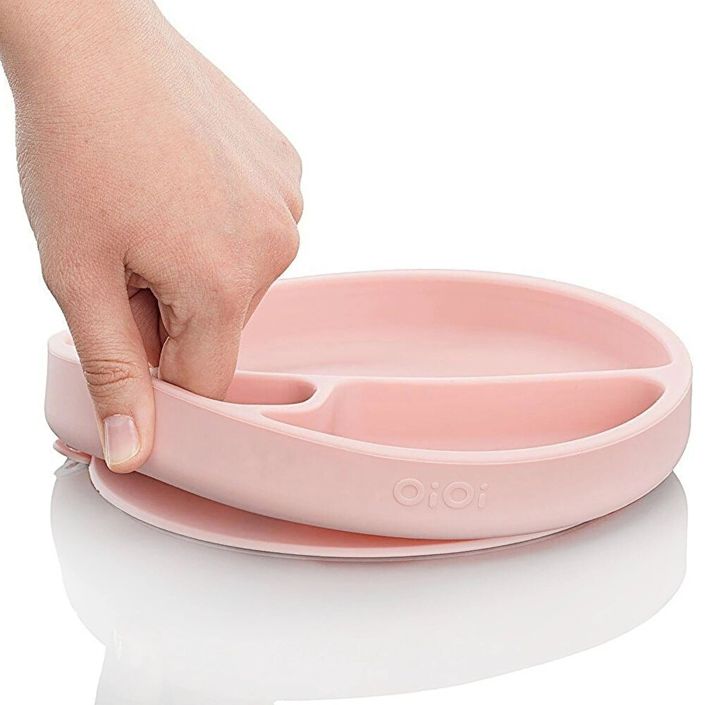 Porsiyon Vakumlu Mama Tabağı Pinky Pink