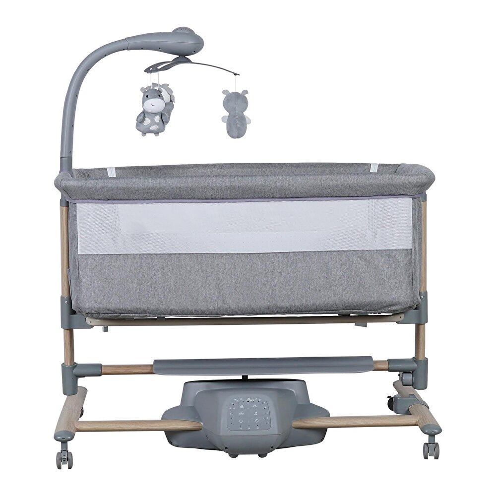 Carmela 4091 Elektrikli Anne Yanı Beşik Gri