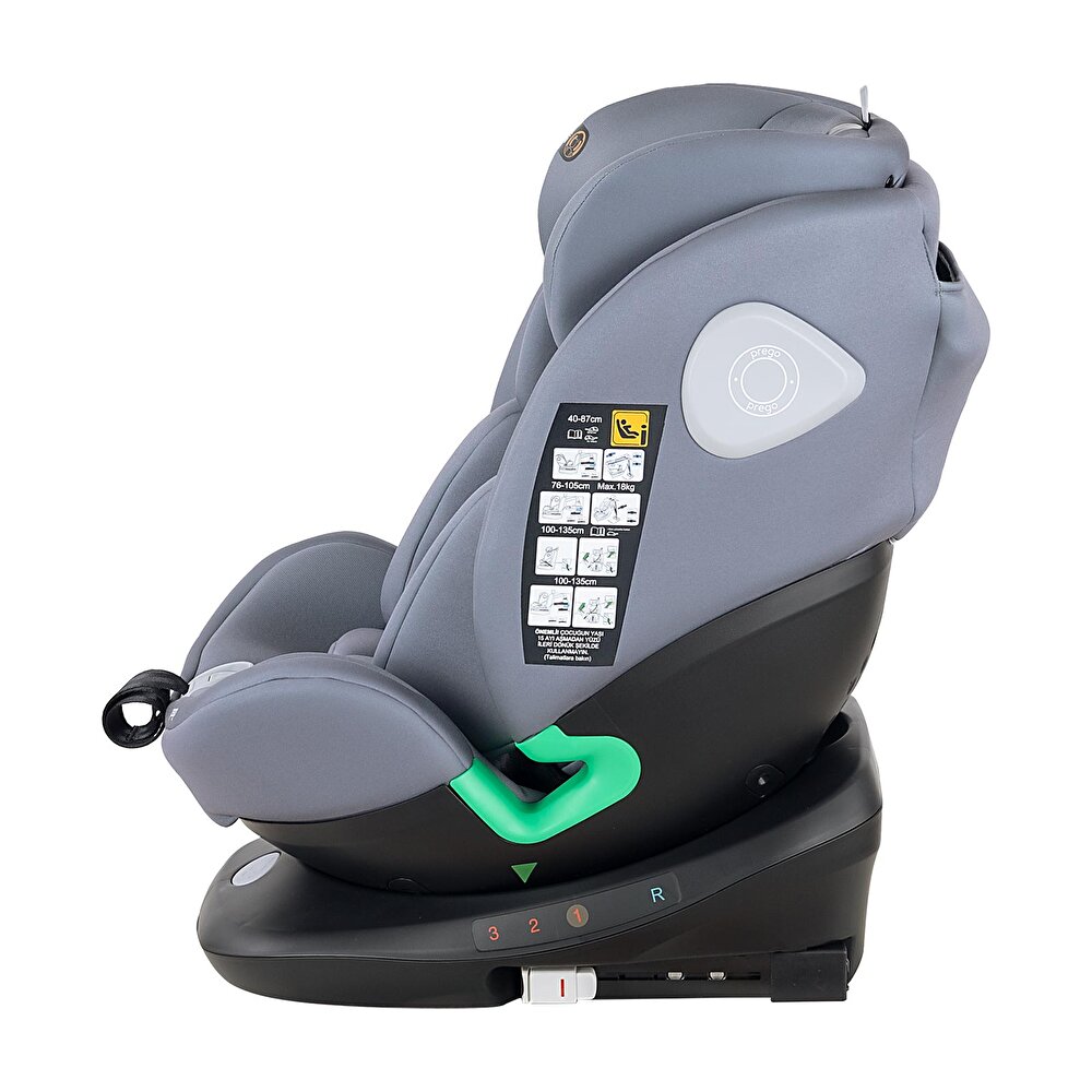Prego Tronfix I-Size 0-36 360 Derece Dönebilen Oto Koltuğu
