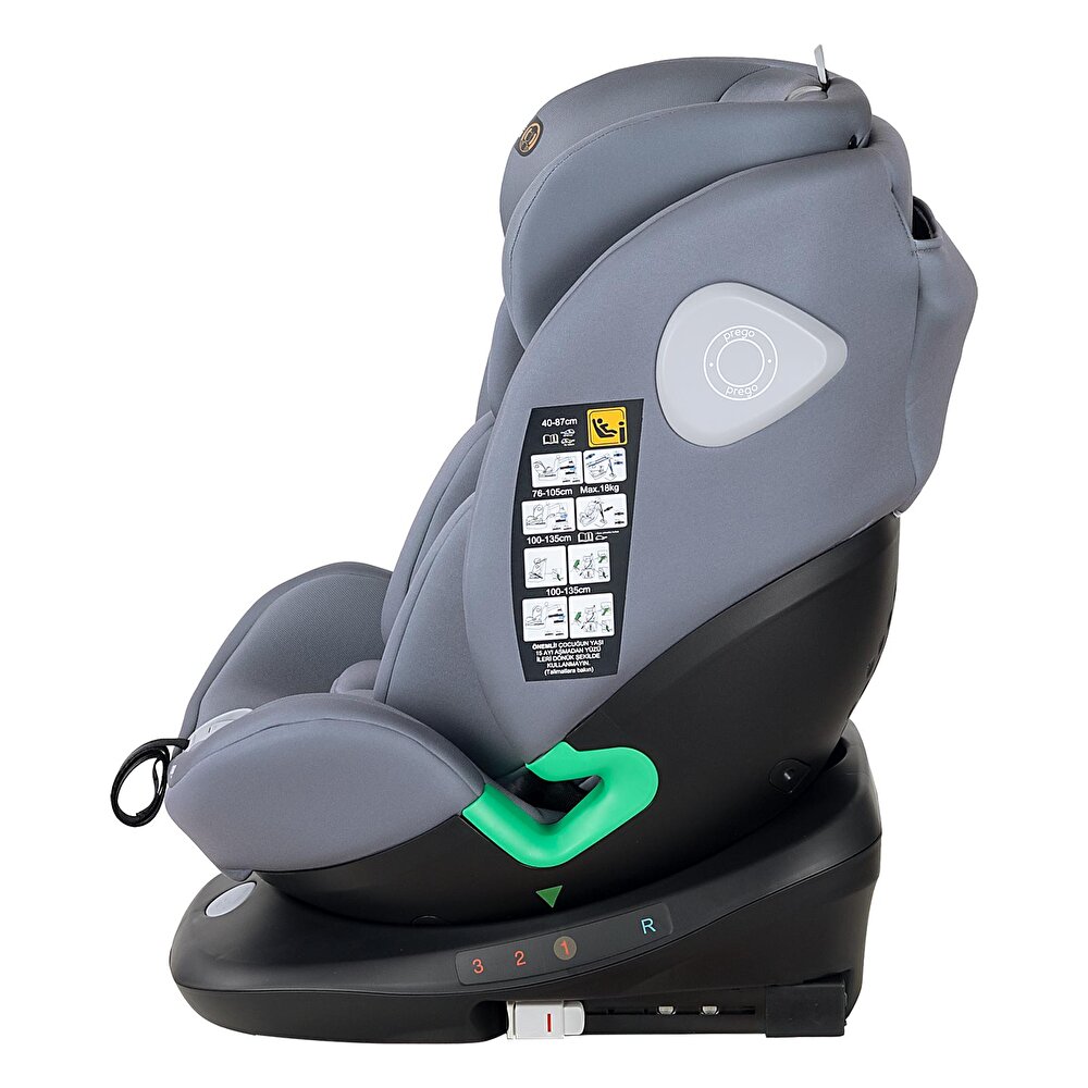 Prego Tronfix I-Size 0-36 360 Derece Dönebilen Oto Koltuğu