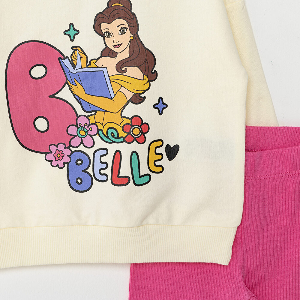 Prenscess Kız Sweatshirt - Tayt Kız Bebek