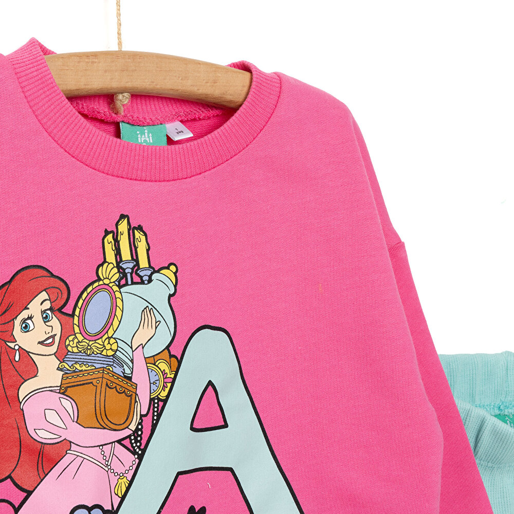 Prenscess Kız Sweatshirt - Tayt Kız Bebek