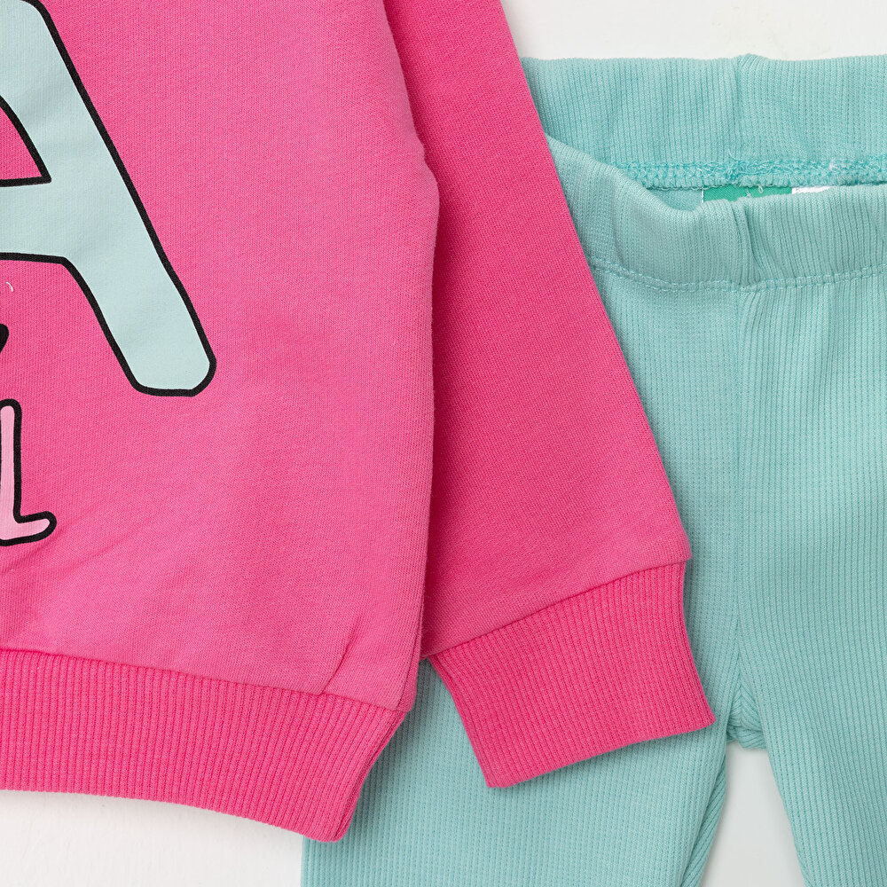 Prenscess Kız Sweatshirt - Tayt Kız Bebek
