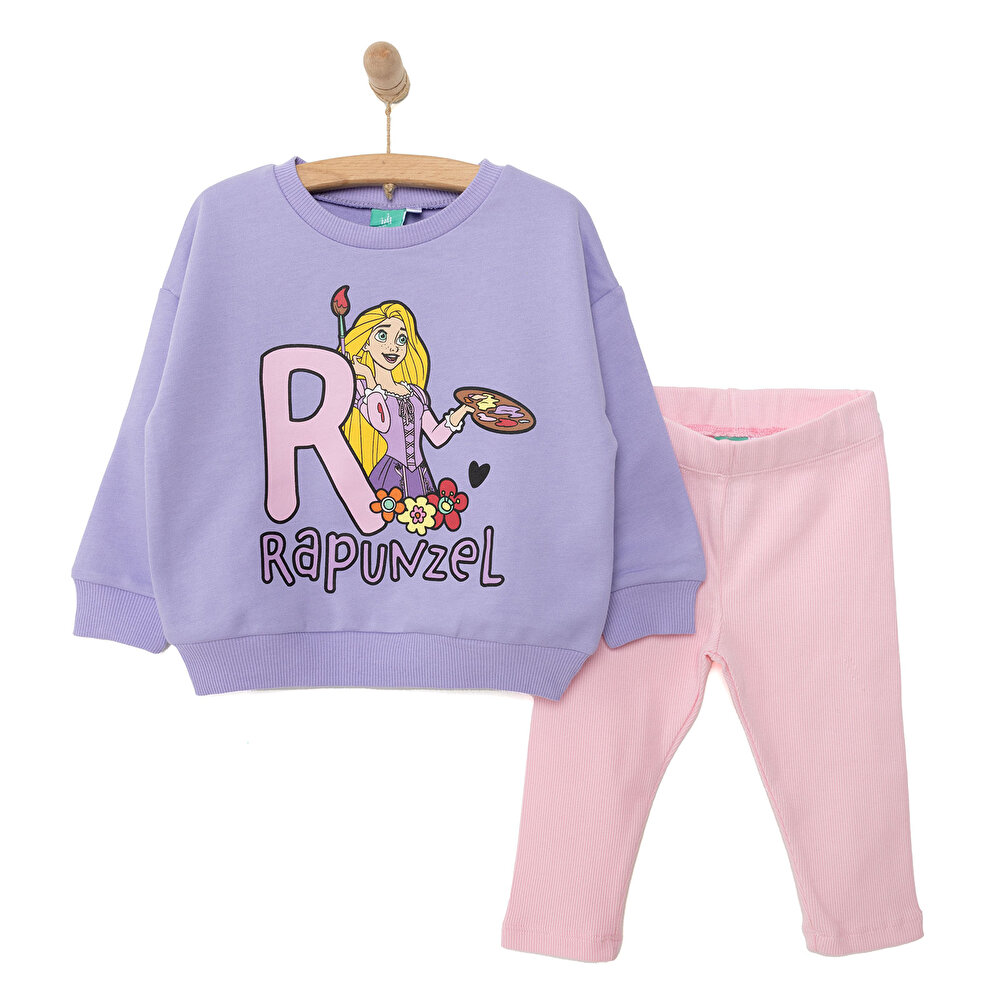 Prenscess Kız Sweatshirt - Tayt Kız Bebek