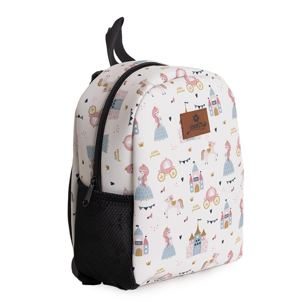 Prenses Desenli Kız Çocuk Çantası 26x32x15 Kız Bebek