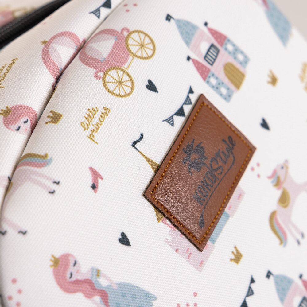 Prenses Desenli Kız Çocuk Çantası 26x32x15 Kız Bebek