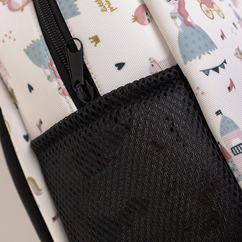 Prenses Desenli Kız Çocuk Çantası 26x32x15 Kız Bebek