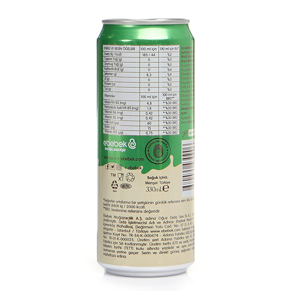 Stevialı  Alkolsüz Malt İçeceği 330 ml