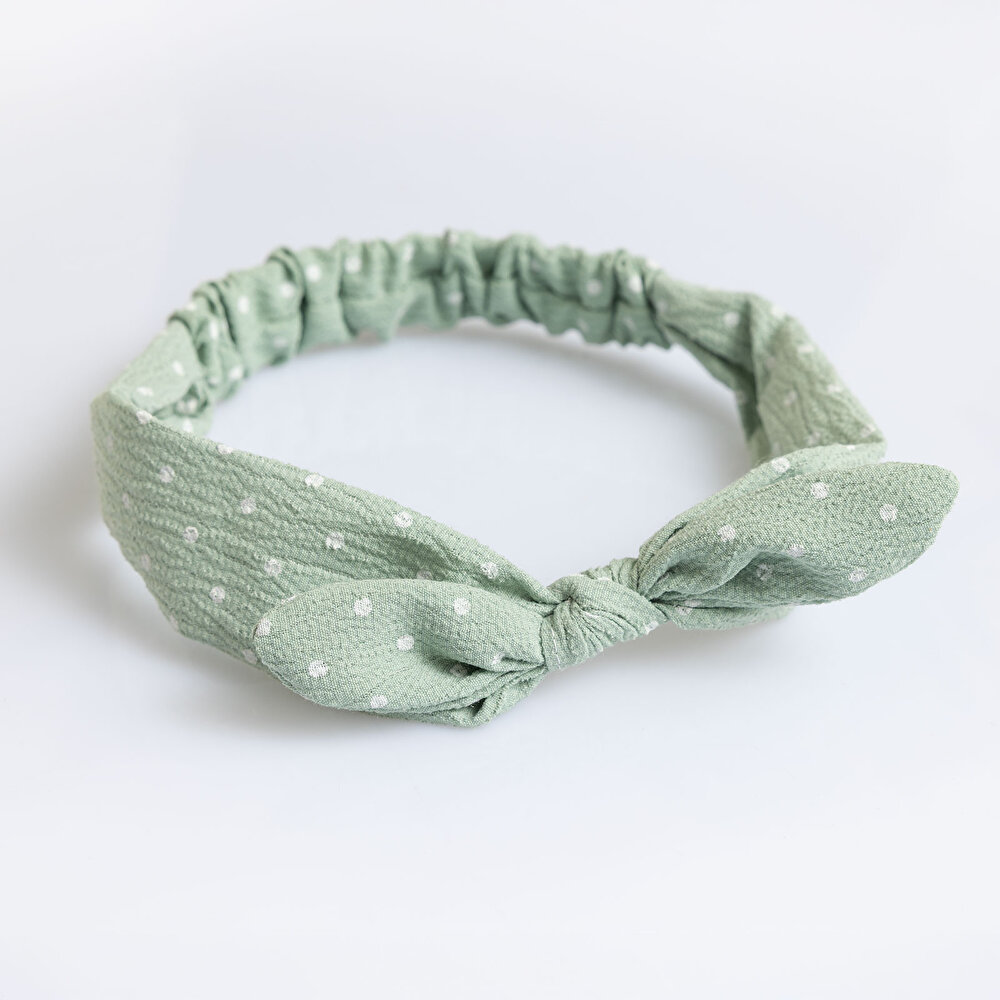 Puantiye Desen 2li Fiyonk Kız Saç Bandı Kız Bebek