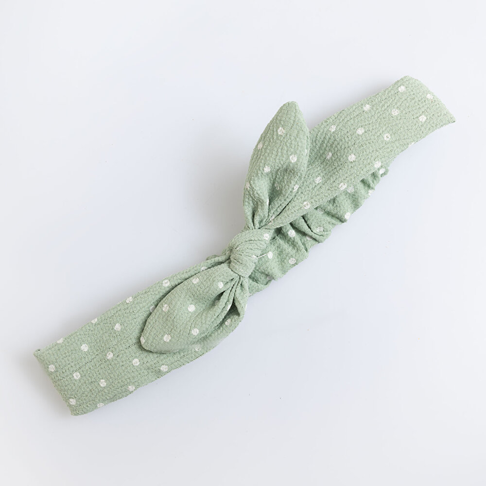 Puantiye Desen 2li Fiyonk Kız Saç Bandı Kız Bebek