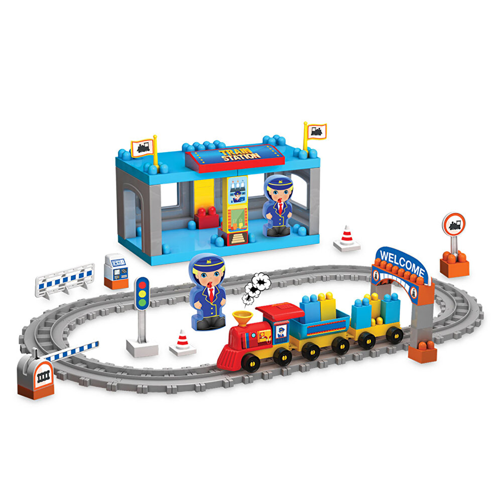 Raylı Tren Blok Set